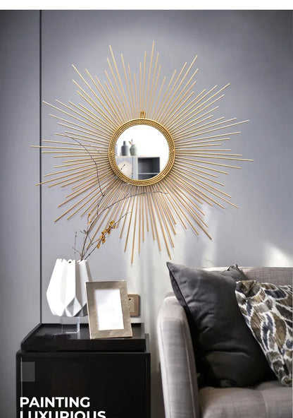 Sunburst Wall Decorative Mirror