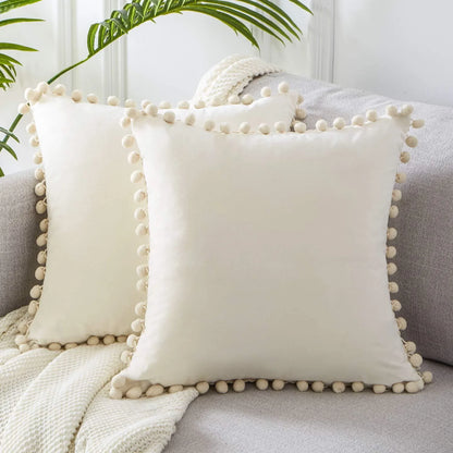 Soft Velvet Decorative Cushion Cover